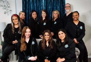 Dental team at Aurora dental office in Aurora, IL welcoming new patients.