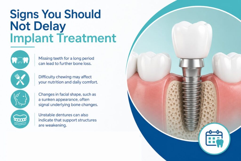 Signs You Should Not Delay Implant Treatment